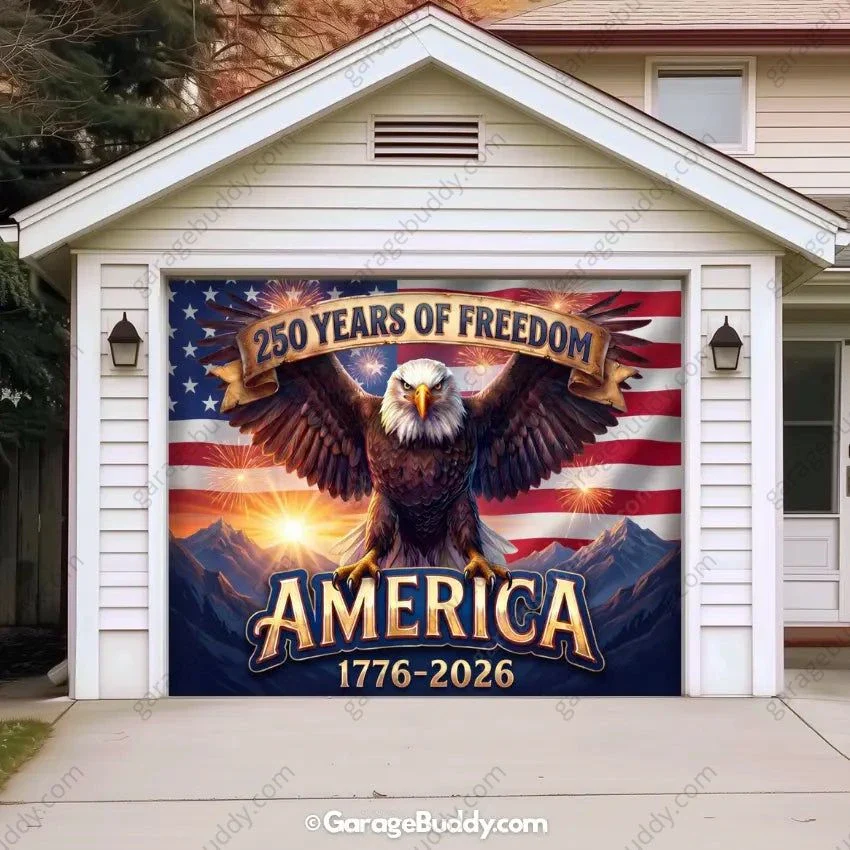 Patriotic Garage Door Covers